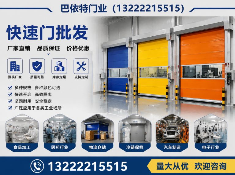 昆山市PVC快速门展示图